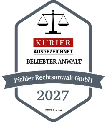 Kurier Ausgezeichnet – Beliebter Anwalt 2027 – Pichler Rechtsanwalt GmbH